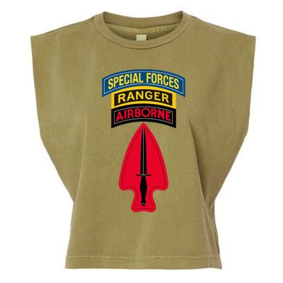 Usasoc Delta Force Ranger Sf Tab Sfod D Center Garment-Dyed Women's Muscle Tee