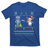 Ugly Disc Golf Christmas Sweater Reindeer Sleigh Frolf Set Gift T-Shirt