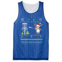 Ugly Disc Golf Christmas Sweater Reindeer Sleigh Frolf Set Gift Mesh Reversible Basketball Jersey Tank