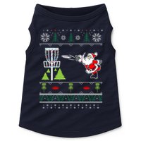 Ugly Disc Golf Santa Christmas Sweater Funny Xmas Frolf Doggie Tank