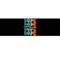 Unapologetically Dope Groovy Retro Black History Month Bumper Sticker