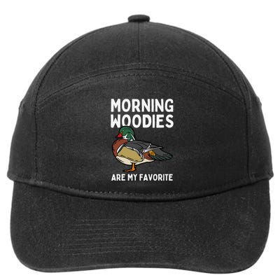 Unique Duck Hunting Art Hunter Duck Hunting 7-Panel Snapback Hat