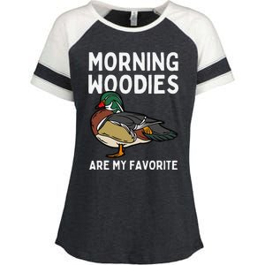 Unique Duck Hunting Art Hunter Duck Hunting Enza Ladies Jersey Colorblock Tee