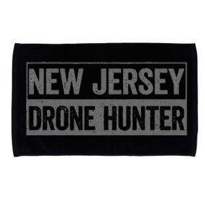 Ufo Drone Humor New Jersey Drone Hunter Microfiber Hand Towel