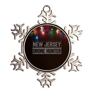 Ufo Drone Humor New Jersey Drone Hunter Metallic Star Ornament