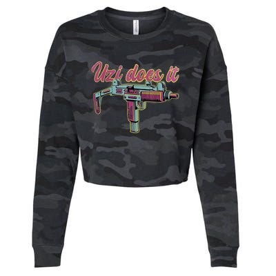 UZI DOES IT Cropped Pullover Crew