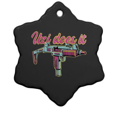 UZI DOES IT Ceramic Star Ornament