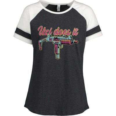 UZI DOES IT Enza Ladies Jersey Colorblock Tee