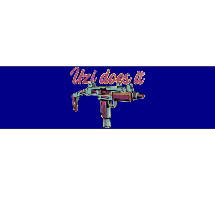 UZI DOES IT Bumper Sticker