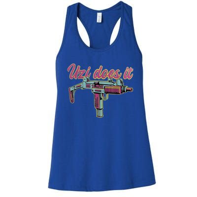 UZI DOES IT Women's Racerback Tank