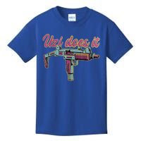 UZI DOES IT Kids T-Shirt