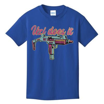 UZI DOES IT Kids T-Shirt