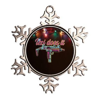 UZI DOES IT Metallic Star Ornament