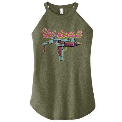 UZI DOES IT Women's Perfect Tri Rocker Tank