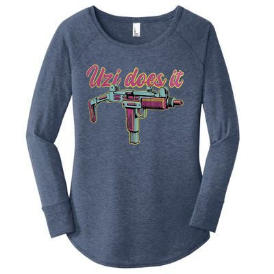 UZI DOES IT Women's Perfect Tri Tunic Long Sleeve Shirt