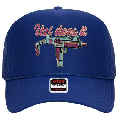 UZI DOES IT High Crown Mesh Back Trucker Hat