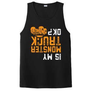 Upside Down Is My Monster Truck Ok Monster Truck Lovers PosiCharge Competitor Tank