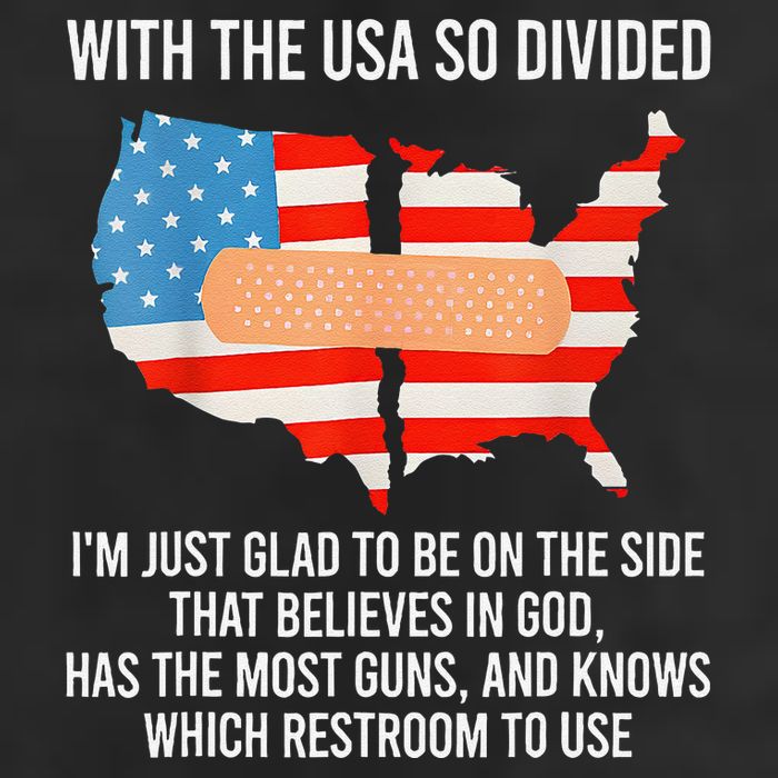 Usa Divided IM Just Glad To Be On The Side Believes In God Adult Drive Performance Visor