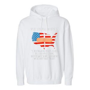 Usa Divided IM Just Glad To Be On The Side Believes In God Garment-Dyed Fleece Hoodie