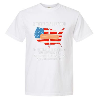 Usa Divided IM Just Glad To Be On The Side Believes In God Garment-Dyed Heavyweight T-Shirt