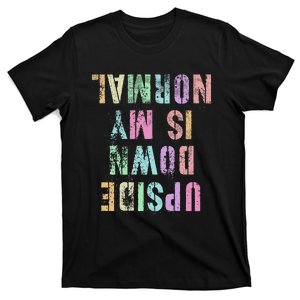 Upside Down Is My Normal Gymnastics Tumbling Gymnast T-Shirt