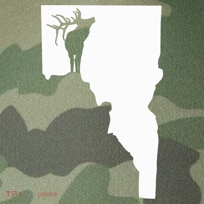 Upside Down Idaho Elk Legacy Tie Dye Trucker Hat