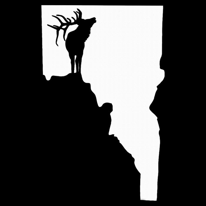 Upside Down Idaho Elk Apron