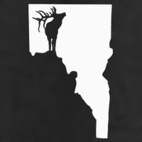 Upside Down Idaho Elk Adult Drive Performance Visor