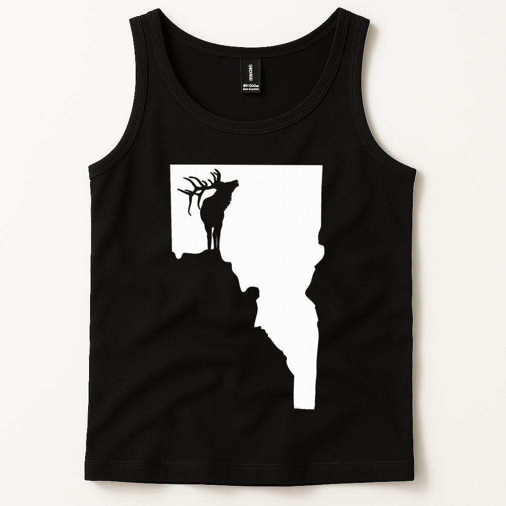 Upside Down Idaho Elk Tank Top
