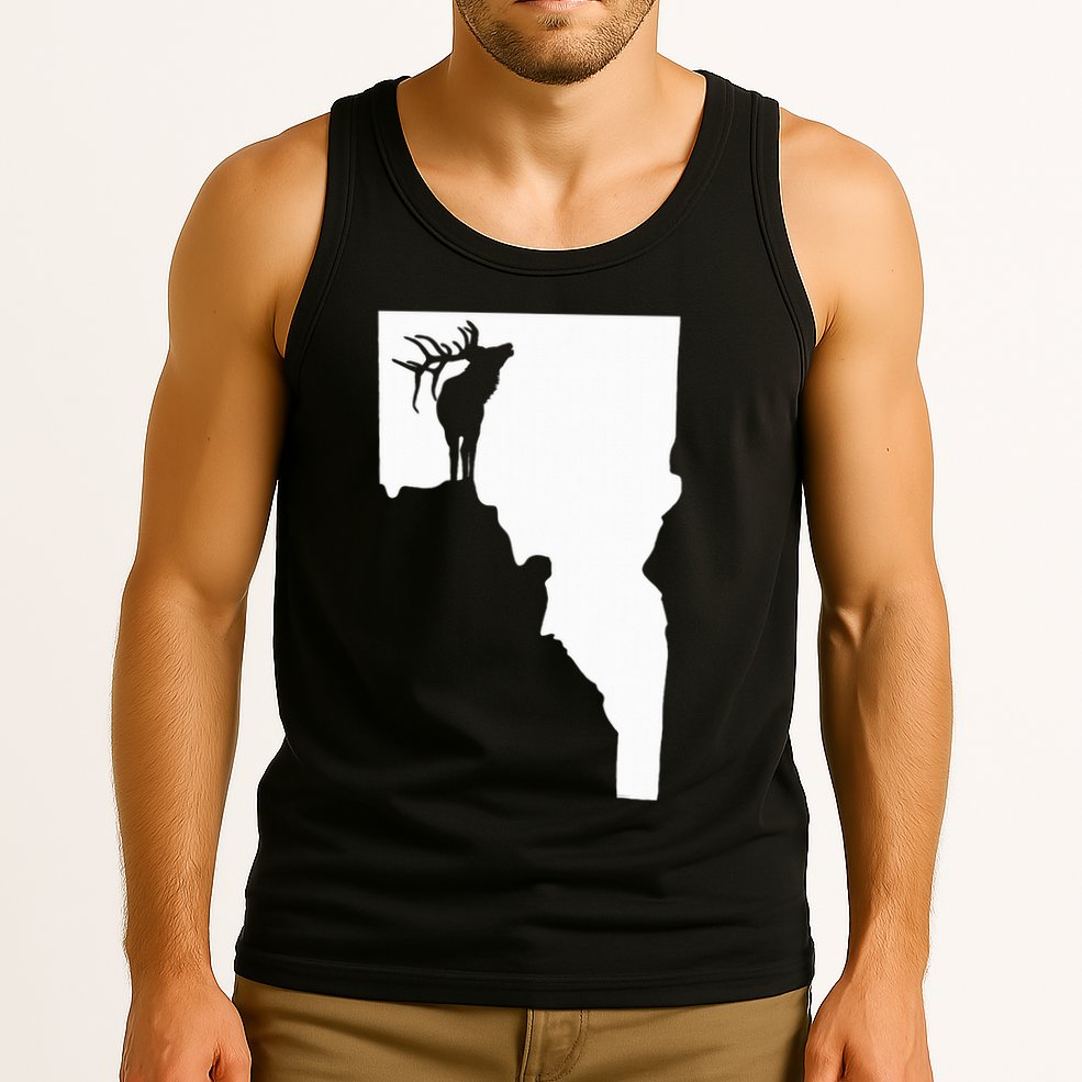 Upside Down Idaho Elk Tank Top