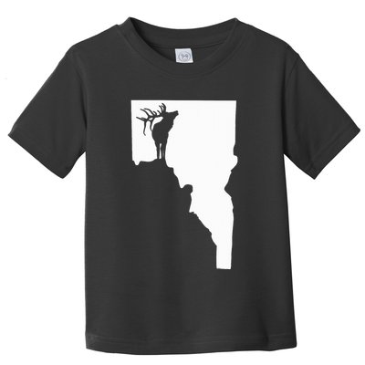Upside Down Idaho Elk Toddler T-Shirt