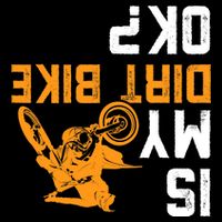 Upside Down Is My Dirt Bike OK? Dirt Bikers Drawstring Bag