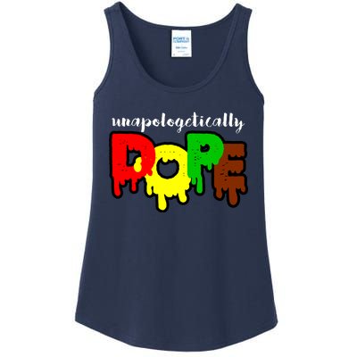 Unapologetically Dope Juneteenth Black History Afro American Ladies Essential Tank