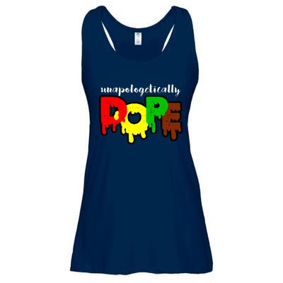 Unapologetically Dope Juneteenth Black History Afro American Ladies Essential Flowy Tank