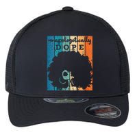 Unapologetically Dope Juneteenth Gift For Flexfit Unipanel Trucker Cap