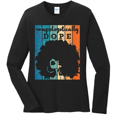 Unapologetically Dope Juneteenth Gift For Ladies Long Sleeve Shirt