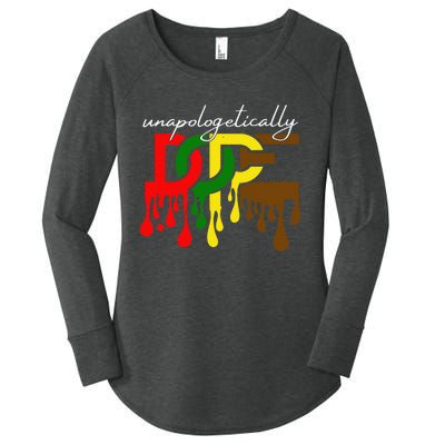 Unapologetically Dope Juneteenth Freedom Day Black History Women's Perfect Tri Tunic Long Sleeve Shirt