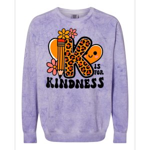 Unity Day Kindness Be Kind Teacher Anti Bully Colorblast Crewneck Sweatshirt