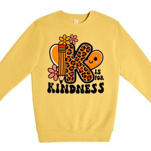 Unity Day Kindness Be Kind Teacher Anti Bully Premium Crewneck Sweatshirt