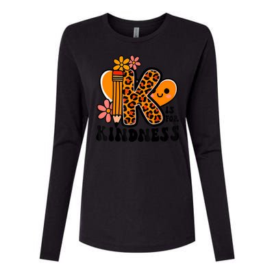 Unity Day Kindness Be Kind Teacher Anti Bully Womens Cotton Relaxed Long Sleeve T-Shirt