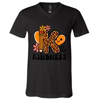 Unity Day Kindness Be Kind Teacher Anti Bully V-Neck T-Shirt