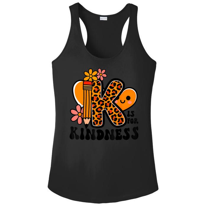 Unity Day Kindness Be Kind Teacher Anti Bully Ladies PosiCharge Competitor Racerback Tank