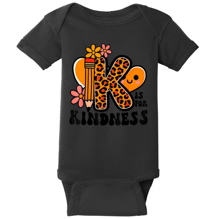 Unity Day Kindness Be Kind Teacher Anti Bully Baby Bodysuit