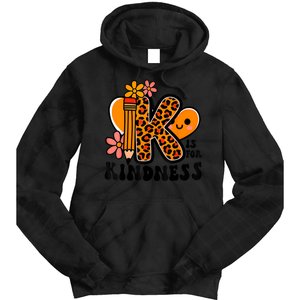 Unity Day Kindness Be Kind Teacher Anti Bully Tie Dye Hoodie