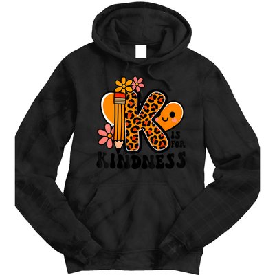 Unity Day Kindness Be Kind Teacher Anti Bully Tie Dye Hoodie