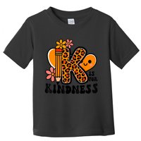 Unity Day Kindness Be Kind Teacher Anti Bully Toddler T-Shirt