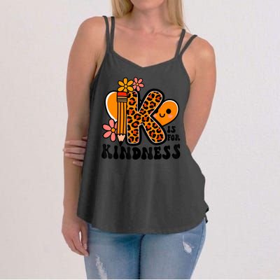 Unity Day Kindness Be Kind Teacher Anti Bully Women's Strappy Tank