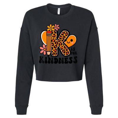 Unity Day Kindness Be Kind Teacher Anti Bully Cropped Pullover Crew