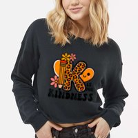 Unity Day Kindness Be Kind Teacher Anti Bully Cropped Pullover Crew