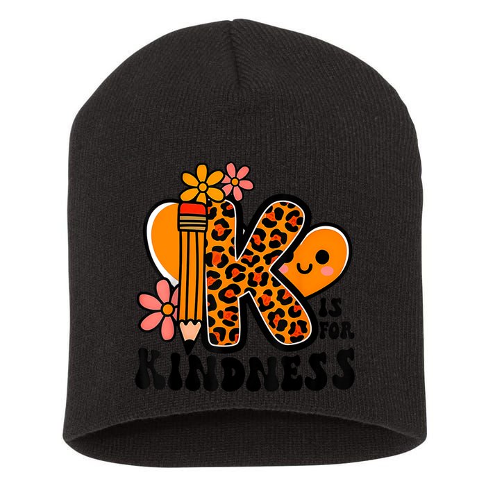 Unity Day Kindness Be Kind Teacher Anti Bully Short Acrylic Beanie